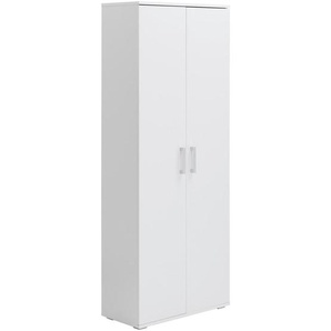 Xora Mehrzweckschrank, Weiß, Holzwerkstoff, 5 Fächer, 70x178.9x33.4 cm, stehend, Waschküche, Mehrzweckschränke