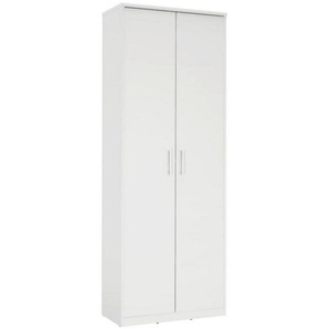 Xora Mehrzweckschrank, Weiß, Holzwerkstoff, 5 Fächer, 72x194x36 cm, Waschküche, Mehrzweckschränke