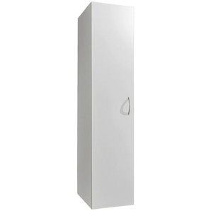 Xora Mehrzweckschrank, Weiß, Holzwerkstoff, 6 Fächer, 30x185x40 cm, BQ - Bündnis für Qualität, Made in Germany, DIN EN ISO 9001, erweiterbar,