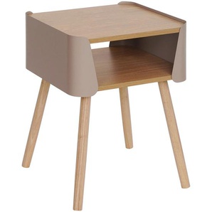 Xora Nachtschrank, Natur, Beige, Holz, Metall, Holzwerkstoff, Kiefer, massiv, 40x54.5x39 cm, Schlafzimmer, Nachttische