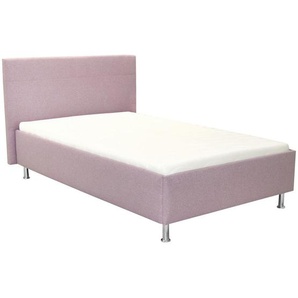 Xora Polsterbett , Violett , Textil , Uni , 120x200 cm , Schlafzimmer, Betten, Polsterbetten