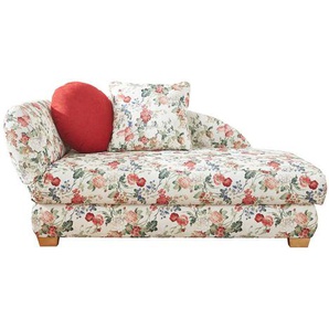Xora Récamiere Recamiere, Mehrfarbig, Weiß, Textil, Blume, 176x85x88 cm, Stoffauswahl, Rücken echt, Wohnzimmer, Sofas & Couches, Sofas, Recamieren