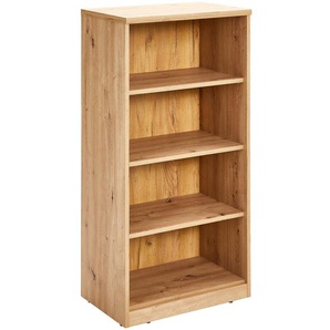 Xora Regal, Eiche Artisan, Holzwerkstoff, 3 Fächer, 55x110x36 cm, Typenauswahl, Wohnzimmer, Regale, Bücherregale