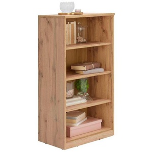 Xora Regal, Eiche Wotan, Holzwerkstoff, 3 Fächer, 55x110x36 cm, Beimöbel erhältlich, Wohnzimmer, Regale, Bücherregale