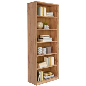 Xora Regal, Eiche Wotan, Holzwerkstoff, 5 Fächer, 72x194x36 cm, Typenauswahl, Beimöbel erhältlich, Wohnzimmer, Regale, Bücherregale