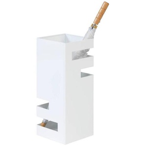 Xora Schirmständer, Weiß, Metall, 19x47.5x19 cm, Garderobe, Schirmständer