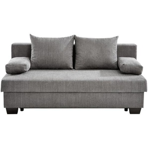 Xora Schlafsofa Bilbao , Grau , Textil , Buche , massiv , 3-Sitzer , Füllung: Schaumstoff , 200x88x102 cm , Stoffauswahl, Schlafen auf Sitzhöhe, Rücken echt , Kinder & Jugendmöbel, Jugendmöbel, Jugendsofas