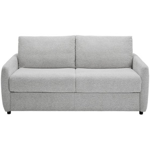 Xora Schlafsofa, Grau, Textil, 2-Sitzer, 184x91x99 cm, Bettfunktion erhältlich, Rücken echt, Kinder- & Jugendzimmer, Jugendmöbel, Jugendsofas