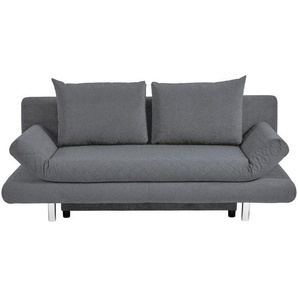 Xora Schlafsofa Sorini , Dunkelgrau , Textil , Uni , 2-Sitzer , Füllung: Schaumstoff , 194x73x91 cm , Stoffauswahl , Kinder & Jugendmöbel, Jugendmöbel, Jugendsofas
