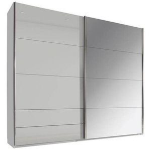 Xora Schwebetürenschrank , Hellgrau , Metall , 3 Fächer , 2 Schubladen , 226x229x62 cm , Blauer Engel, BQ - Bündnis für Qualität, Made in Germany , Typenauswahl, Beimöbel erhältlich, umfangreiches Zubehör in verschiedenen Größen erhältlich , Kinder &