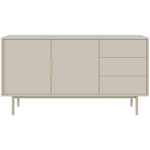 Xora Sideboard Viva, Kaschmir, Metall, 2 Fächer, 3 Schubladen, 154x82x39 cm, Beimöbel erhältlich, Schlafzimmer, Schlafzimmer Kommoden