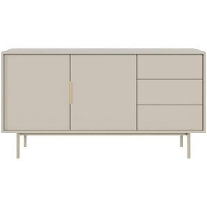Xora Sideboard Viva, Kaschmir, Metall, 2 Fächer, 3 Schubladen, 154x82x39 cm, Beimöbel erhältlich, Schlafzimmer, Schlafzimmer Kommoden