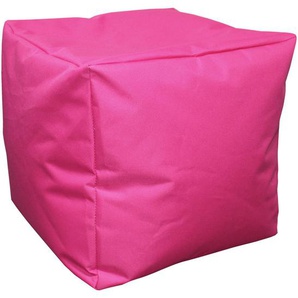 Xora Sitzsack, Pink, Textil, 90 L, Füllung: Styroporkugeln, 40x40x40 cm, Indoor, Wohnzimmer, Hocker, Sitzsäcke