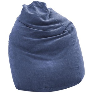 Xora Sitzsack , Blau , Textil , 220 L , Füllung: Styroporkugeln , 65x95x75 cm , Indoor , Wohnzimmer, Hocker, Sitzsäcke