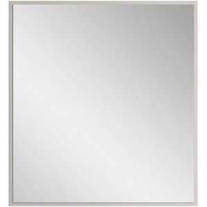 Xora Spiegel Jaru, Grau, Glas, Holzwerkstoff, rechteckig, 65x70x2 cm, senkrecht montierbar, Spiegel, Wandspiegel