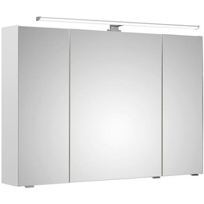 Xora Spiegelschrank, Metall, 6 Fächer, 105x70x16 cm, Typenauswahl, Badezimmer, Badezimmerspiegel, Spiegelschränke