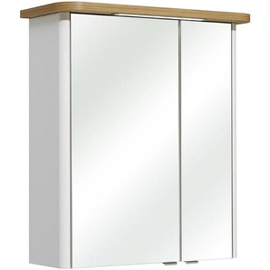 Xora Spiegelschrank , Metall , 2 Fächer , 65x72x20 cm , Made in Germany , Badezimmer, Badezimmerspiegel, Spiegelschränke