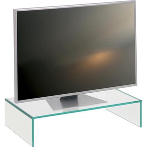 Xora Tv-Aufsatz, Klar, Glas, 60x14x35 cm, Wohnzimmer, TV Möbel, TV-Aufsätze