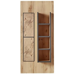 Xora Wandboard Bern, Graphit, Buche, Holzwerkstoff, 50x108x17 cm, Wohnzimmer, Regale, Wandboards