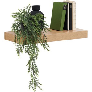 Xora Wandboard, Eiche Artisan, Holzwerkstoff, 50x5x25 cm, Bsci, Wohnzimmer, Regale, Wandboards