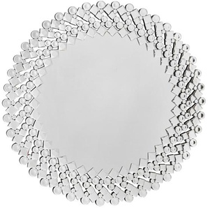 Xora Wandspiegel, Glas, rund, 100x100x2 cm, Wohnspiegel, Wandspiegel