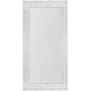 Xora Wandspiegel, Klar, Glas, Paulownia, massiv, rechteckig, 100x200x3.7 cm, Spiegel, Wandspiegel