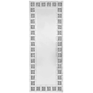 Xora Wandspiegel, Silber, Glas, Holzwerkstoff, rechteckig, 60x160x3.5 cm, senkrecht und waagrecht montierbar, Ganzkörperspiegel, Spiegel, Wandspiegel
