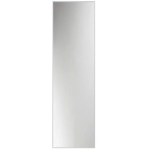 Xora Wandspiegel, Silber, Metall, Glas, rechteckig, 41x141x2 cm, senkrecht montierbar, Wohnspiegel, Wandspiegel