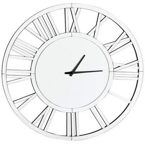 Xora Wanduhr, Glas, Holzwerkstoff, Dekoration, Uhren, Wanduhren