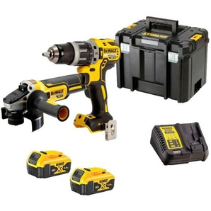 Dewalt - xr 18V 5.0 Ah - Schlagbohrmaschine DCD796 + Schleifmaschine Ø125 mm DCG405 - DCK2080P2T-QW - 2 Werkzeuge im Set