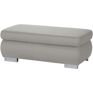 Lounge Collection XXL-Hocker  Kathrin ¦ grau ¦ Maße (cm): B: 129 H: 47 T: 64