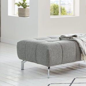 XXL-Hocker Message, grau