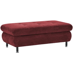 Lounge Collection XXL-Hocker  Sally ¦ rot ¦ Maße (cm): B: 129 H: 47 T: 64.0