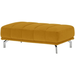 Lounge Collection XXL-Hocker  Sarina ¦ gelb ¦ Maße (cm): B: 127 H: 43 T: 77.0
