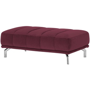 Lounge Collection XXL-Hocker  Sarina ¦ rot ¦ Maße (cm): B: 127 H: 43 T: 77.0