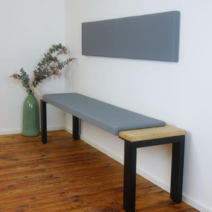 XXL Klemm-Kissen Sitz-Kissen für Sitz-Bank Kunstleder Breite 150cm viele Farben