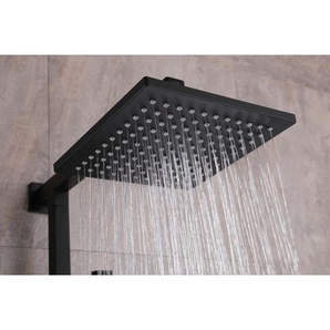 XXL-Regendusche Bernstein ABS-Duschkopf 3030TB Schwarz 23x23cm