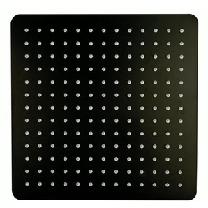 Bernstein - XXL-Regendusche Edelstahl DPG2005 superflach Schwarz 30x30cm