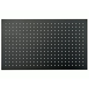 XXL-Regendusche Bernstein Edelstahl DPG2051 superflach Schwarz 50x30cm