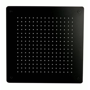 XXL-Regendusche Bernstein Edelstahl DPG5005 Deckenbrause superflach Schwarz 50x50cm