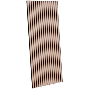 Xxxl Akustikpaneel, Braun, Holzwerkstoff, Holz, 60x118 cm, Montage ohne Bohren, Tapeten & Wandverkleidungen, Akustikpaneele