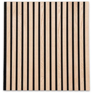 Xxxl Akustikpaneel, Braun, Holzwerkstoff, Holz, 60x60 cm, Montage ohne Bohren, Tapeten & Wandverkleidungen, Akustikpaneele