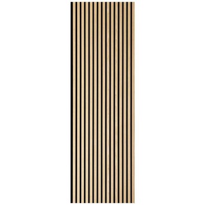 Xxxl Akustikpaneel Eiche hell Sonido Elements, Eiche, Eiche Bianco, Holz, Kunststoff, Holzwerkstoff, Eiche, furniert, Holz, 56x244x1.8 cm, FSC Mix,
