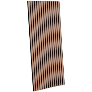 Xxxl Akustikpaneel, Eiche, Holzwerkstoff, Holz, 60x118 cm, Montage ohne Bohren, Tapeten & Wandverkleidungen, Akustikpaneele