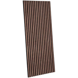Xxxl Akustikpaneel, Walnuss, Holzwerkstoff, Holz, 60x118 cm, Montage ohne Bohren, Tapeten & Wandverkleidungen, Akustikpaneele