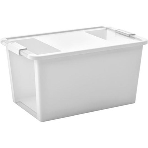 Xxxl Aufbewahrungsbox, Weiß, Kunststoff, Uni, 35x28x55 cm, Deckel, Deckel abnehmbar, aufklappbar, Sichtfenster, Spielzeug, Spielzeugkisten