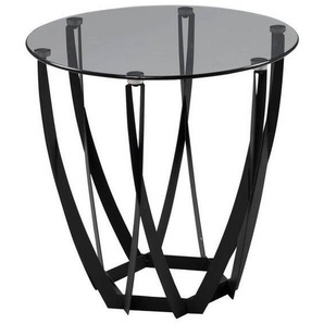 Xxxl Beistelltisch, Grau, Schwarz, Metall, rund, eckig, 50x50x50 cm, einfacher Aufbau, Wohnzimmer, Wohnzimmertische, Beistelltische, Beistelltische
