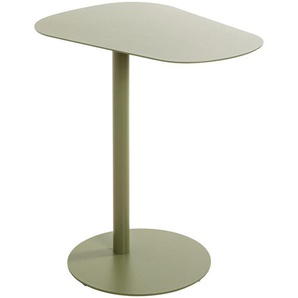 Xxxl Beistelltisch, Grün, Metall, organisch, Säule, rund, Bodenplatte, 38x60x53 cm, Wohnzimmer, Wohnzimmertische, Beistelltische, Beistelltische