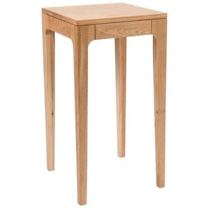Beistelltisch, Wildeiche, Holz, Wildeiche, massiv, quadratisch, eckig, 40x80x40 cm, einfacher Aufbau, Wohnzimmer, Wohnzimmertische, Beistelltische