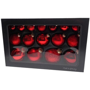 Xxxl Christbaumkugel-Set, Mehrfarbig, Glas, 16-teilig, 36x22.5 cm, Dekoration, Weihnachtsdekoration, Weihnachtsbaumschmuck, Weihnachtskugeln